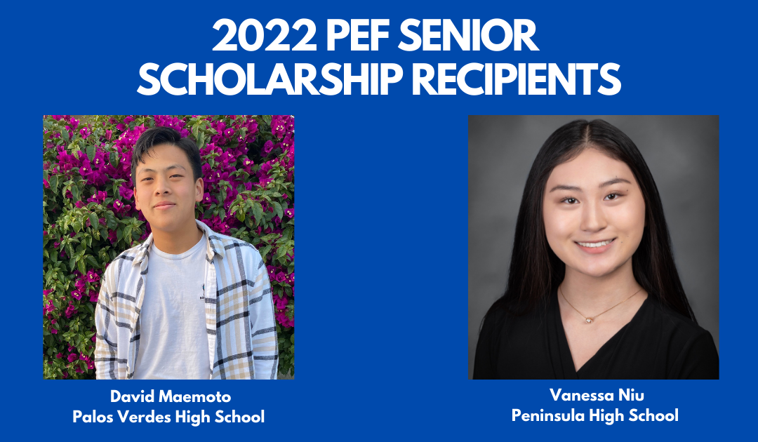 PEF Senior Scholarship Recipients 2022