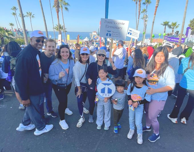 Point Vicente families at Skechers Walk